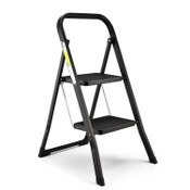 Wholesale - Black 2-Step Ladder Folding Stool w/Handle (No UPC) HB Tower C/P 1